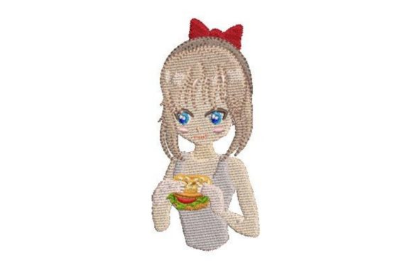 Anime Style Girl Eating: A Designer's Review