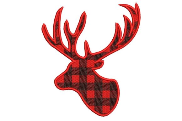 Checkered Deer Embroidery Review for Apparel Projects