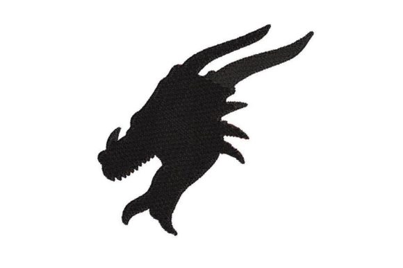 Dragon Head Silhouette Embroidery Review