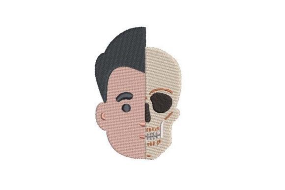Face Morphing into a Skull Embroidery Review
