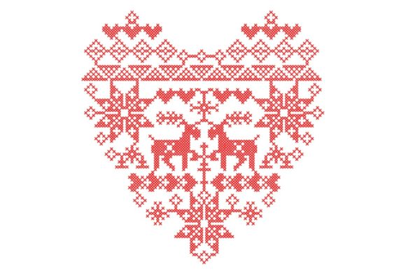 Scandinavian Christmas Heart Review for Business