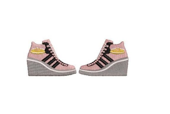 Shoes with Tiara: A Delicate Embroidery Design Worth Your Time
