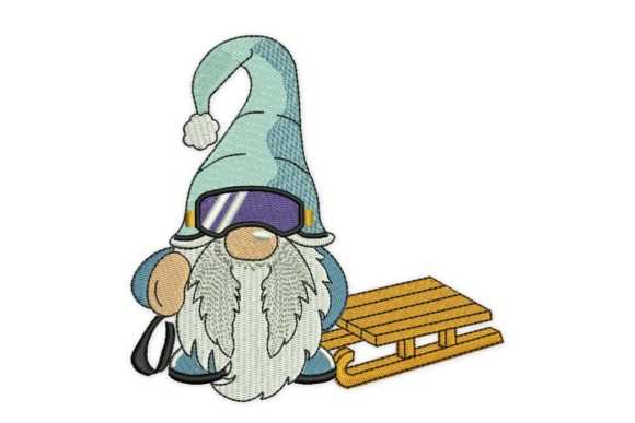 Sled Winter Gnome: A Designer's Review for Handmade Gifts