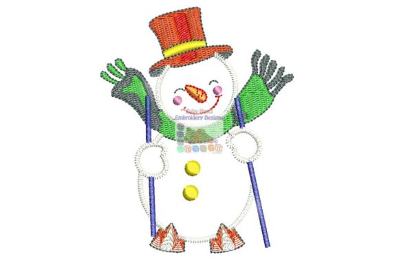Snowman Ski Cross Country