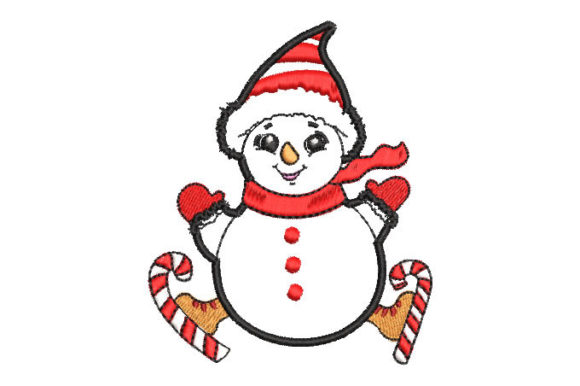 Snowman with Sweets Embroidery Review